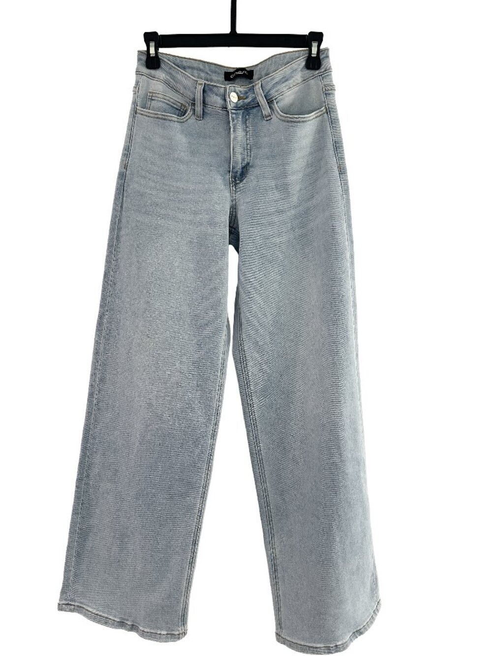ONESO Mid-Low Rise Baggy Jeans Women's Size 27 Light Wash Wide Leg